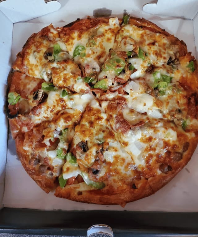 Sam's House Special Pizza.